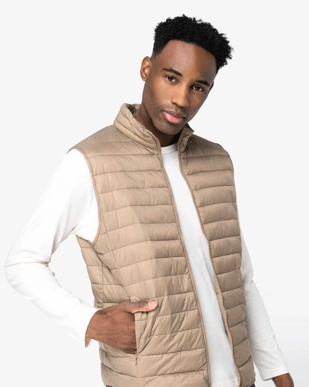Jassen NATIVE SPIRIT Ecologische lichte bodywarmer voor heren voor bedrukking &amp; borduring