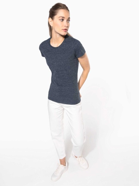 T-Shirts à personnaliser KARIBAN T-shirt vintage manches courtes femme 