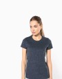 T-shirts KARIBAN Vintage dames-t-shirt met korte mouwen voor bedrukking &amp; borduring