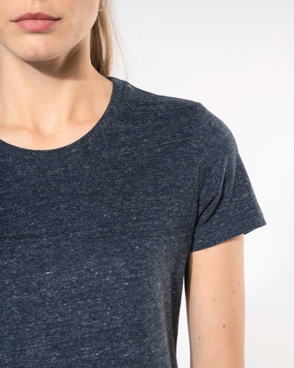 T-shirts KARIBAN Vintage dames-t-shirt met korte mouwen voor bedrukking &amp; borduring