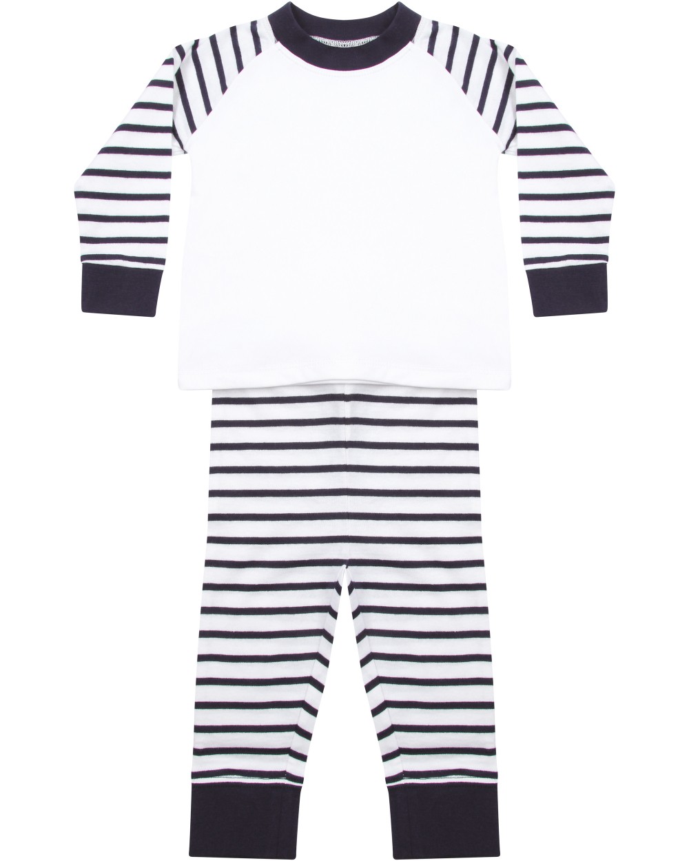 Baby artikelen LARKWOOD Gestreepte pyjama voor bedrukking &amp; borduring
