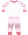 Baby artikelen LARKWOOD Gestreepte pyjamas voor bedrukking &amp; borduring