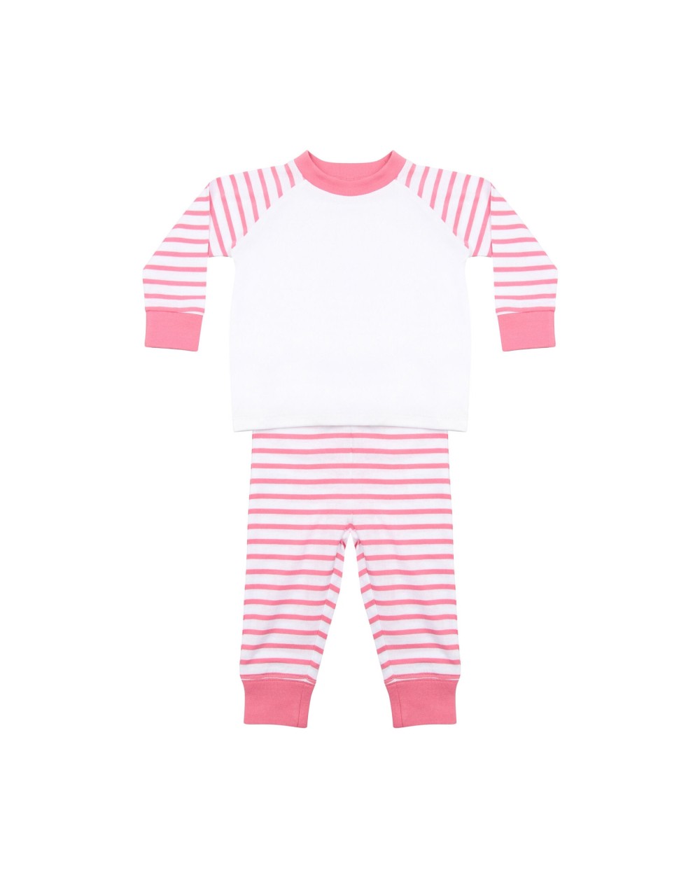 Baby artikelen LARKWOOD Gestreepte pyjama voor bedrukking &amp; borduring