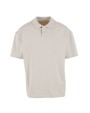 BUILD YOUR BRAND OVERSIZED POLO SHIRT Poloshirts personalisierbar