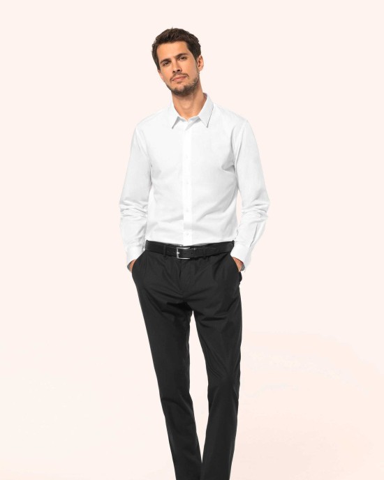 Chemises personnalisable Kariban Chemise popeline manches longues homme