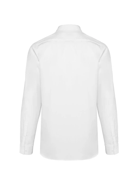 KARIBAN Chemise popeline manches longues homme /api/colors/7a92cd2d-10d2-40b4-928b-296bb7487506 personnalisable