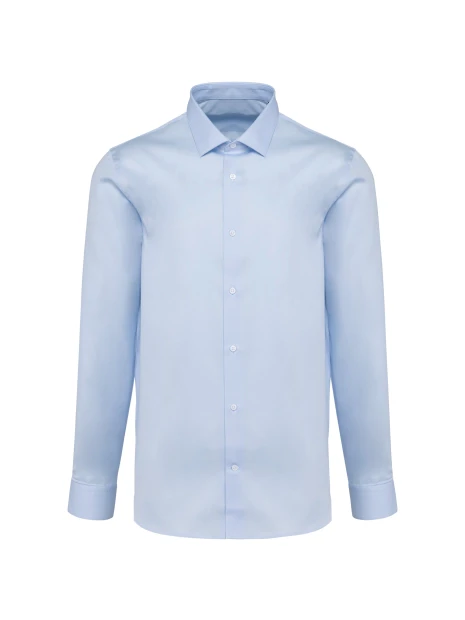 KARIBAN Chemise popeline manches longues homme /api/colors/d704d925-9826-4476-afb9-27ddb80c6164 personnalisable
