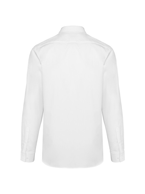 KARIBAN Chemise popeline manches longues homme /api/colors/7a92cd2d-10d2-40b4-928b-296bb7487506 personnalisable