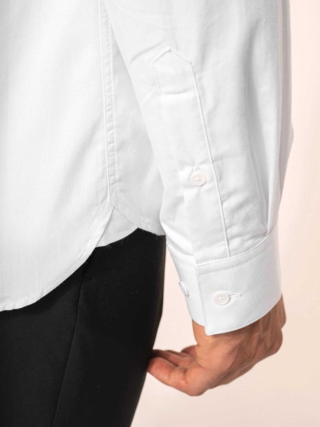 Chemises à personnaliser KARIBAN Chemise popeline manches longues homme 