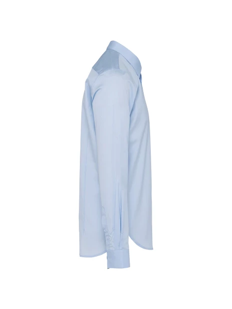 KARIBAN Chemise popeline manches longues homme /api/colors/d704d925-9826-4476-afb9-27ddb80c6164 personnalisable