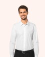 Chemises personnalisable KARIBAN Chemise popeline manches longues homme