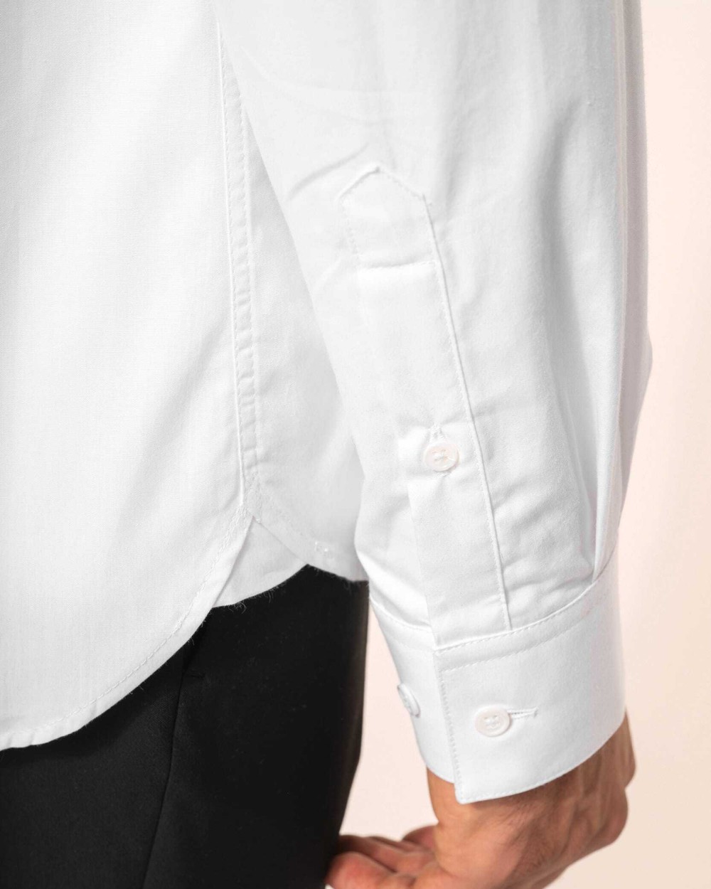 Chemises personnalisable KARIBAN Chemise popeline manches longues homme