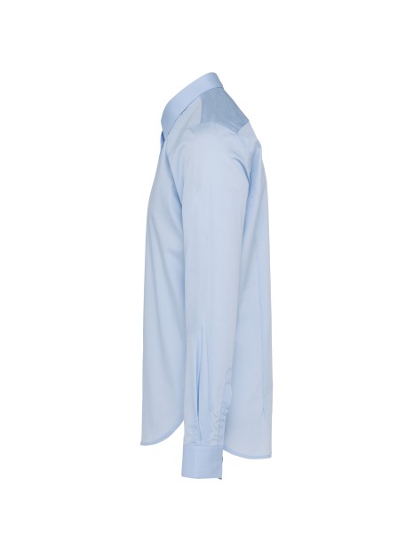 KARIBAN Chemise popeline manches longues homme /api/colors/d704d925-9826-4476-afb9-27ddb80c6164 personnalisable