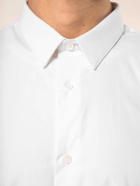 Chemises à personnaliser KARIBAN Chemise popeline manches longues homme 