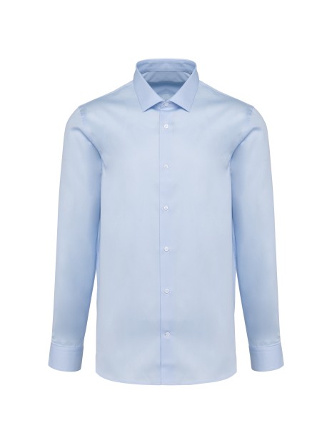 KARIBAN Chemise popeline manches longues homme /api/colors/d704d925-9826-4476-afb9-27ddb80c6164 personnalisable