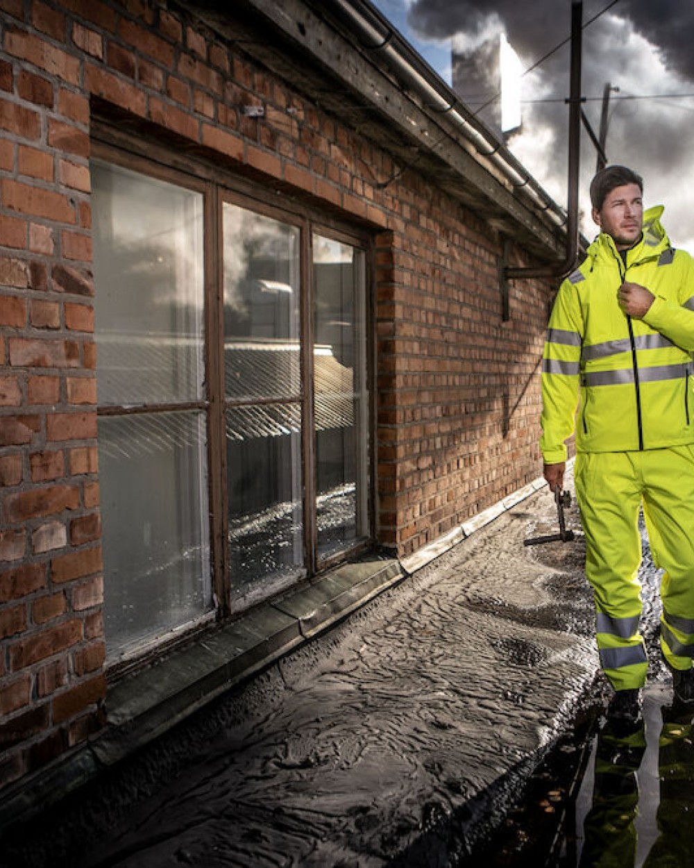 PROJOB 6550 REGENHOSE EN ISO 20471 KLASSE 2 Hosen personalisierbar