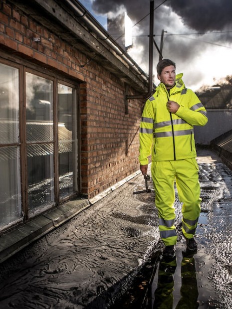 Pantalons à personnaliser PROJOB 6550 PANTALON SOFTSHELL - EN ISO 20471 CLASSE 2/1 EN343 3/3/X 