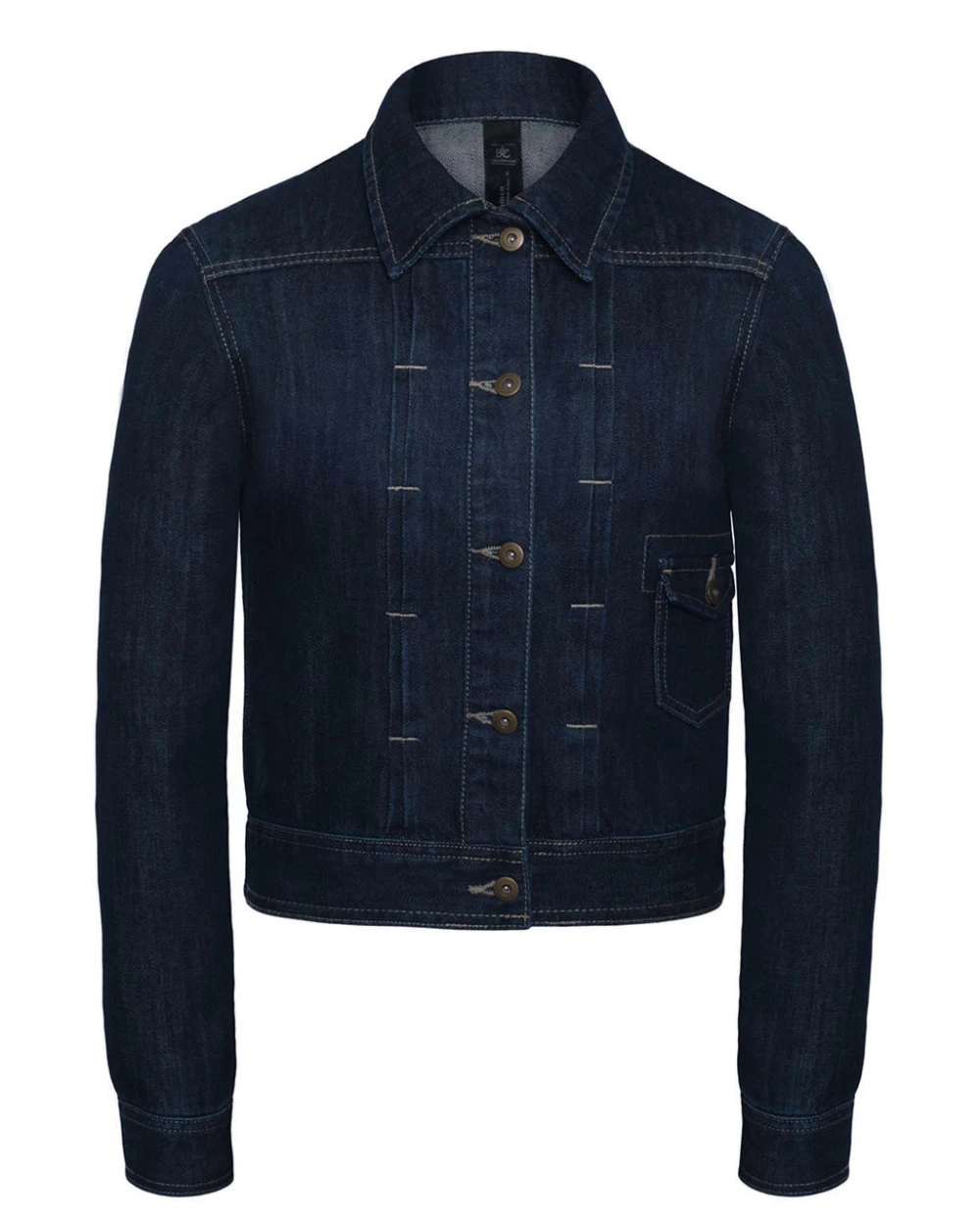 B&C Ladies' Denim Trucker Jacket - JWD11 Jacken personalisierbar