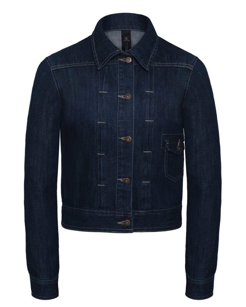 Jassen B&C Ladies' Denim Trucker Jacket - JWD11 voor bedrukking &amp; borduring