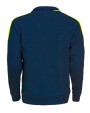 Sweaters & hoodies PROJOB 2123 SWEATER LANGE RITS MET FLUO INZETSTUKKEN voor bedrukking &amp; borduring