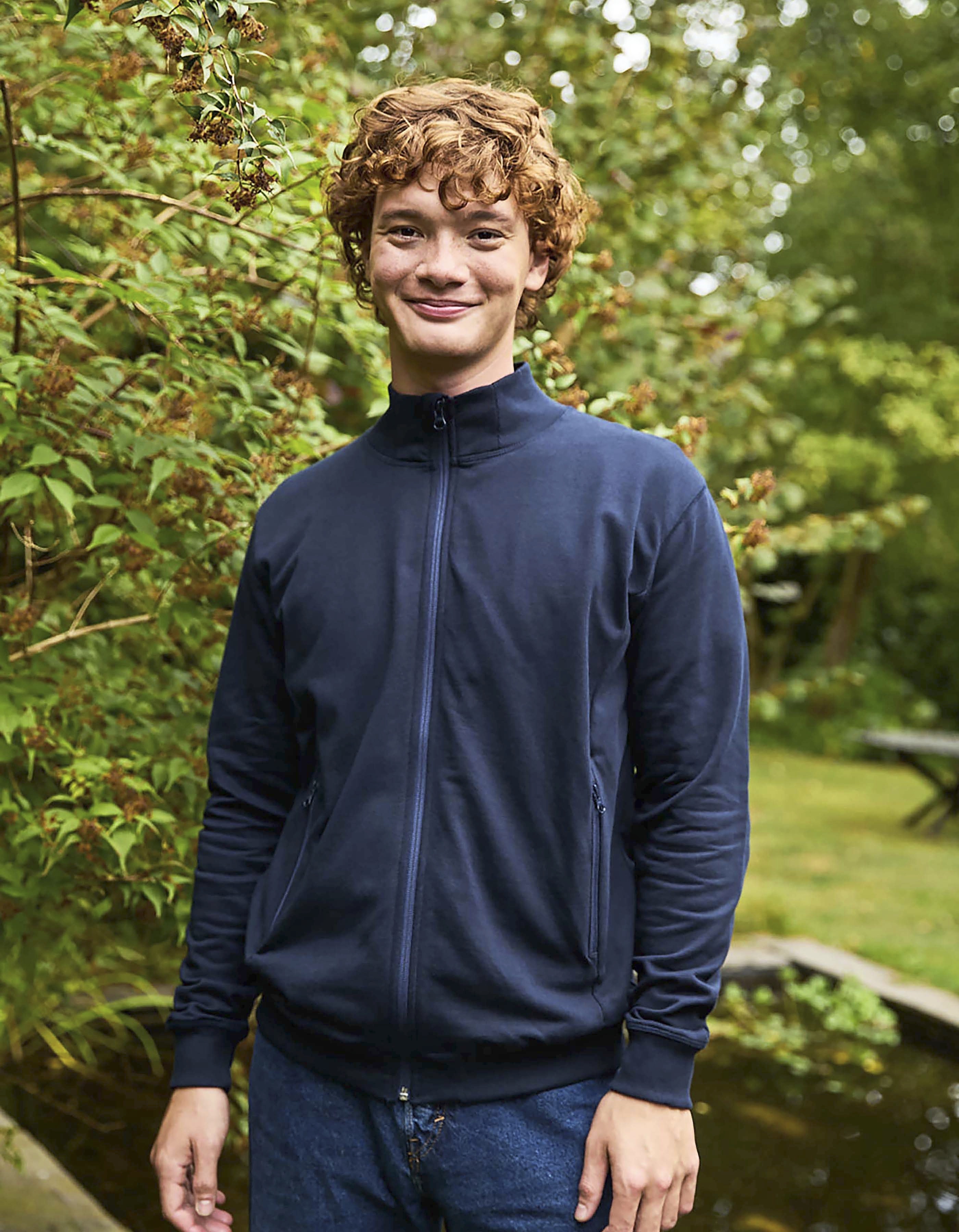 NEUTRAL Unisex High Neck Jacket Sweatshirts personalisierbar