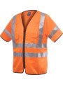 PROJOB 6707 GILET PRIO ZIPPE - EN ISO 20471 CLASSE 3 /api/colors/d51260d5-b263-4200-988d-ee19f414959e personnalisable