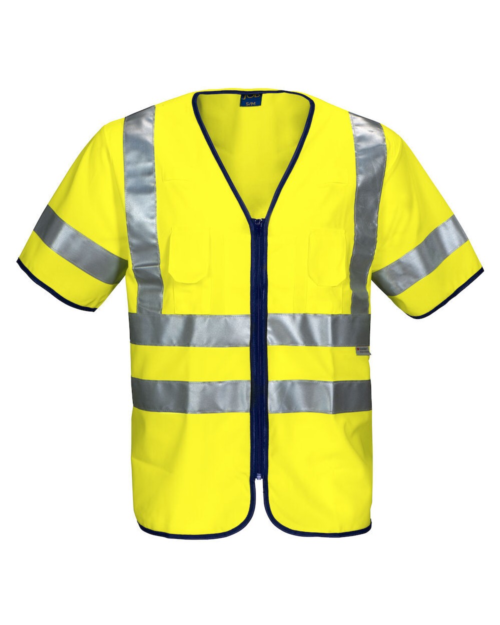 Gilets de sécurité personnalisable PROJOB 6707 GILET PRIO ZIPPE - EN ISO 20471 CLASSE 3