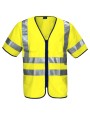 Gilets de sécurité personnalisable PROJOB 6707 GILET PRIO ZIPPE - EN ISO 20471 CLASSE 3