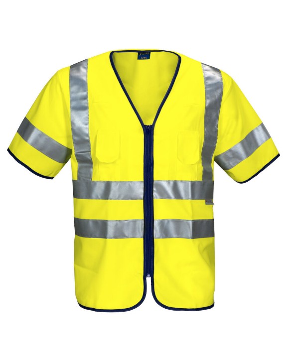 Gilets de sécurité personnalisable PROJOB 6707 GILET PRIO ZIPPE - EN ISO 20471 CLASSE 3