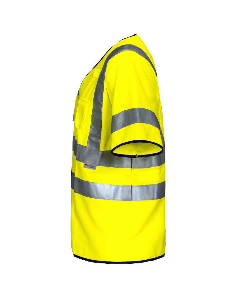 Gilets de sécurité personnalisable PROJOB 6707 GILET PRIO ZIPPE - EN ISO 20471 CLASSE 3