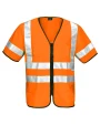 Gilets de sécurité personnalisable PROJOB 6707 GILET PRIO ZIPPE - EN ISO 20471 CLASSE 3