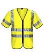 Fluo vestjes PROJOB 6707 SIGNALISATIEHESJE MET MOUWEN EN ISO 20471 KLASSE 3 voor bedrukking &amp; borduring