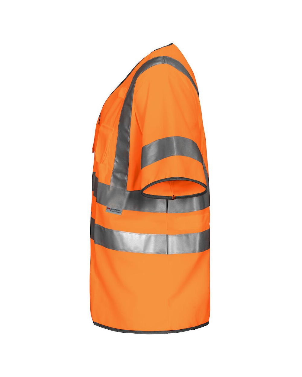 Gilets de sécurité personnalisable PROJOB 6707 GILET PRIO ZIPPE - EN ISO 20471 CLASSE 3