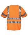 Fluo vestjes PROJOB 6707 SIGNALISATIEHESJE MET MOUWEN EN ISO 20471 KLASSE 3 voor bedrukking &amp; borduring