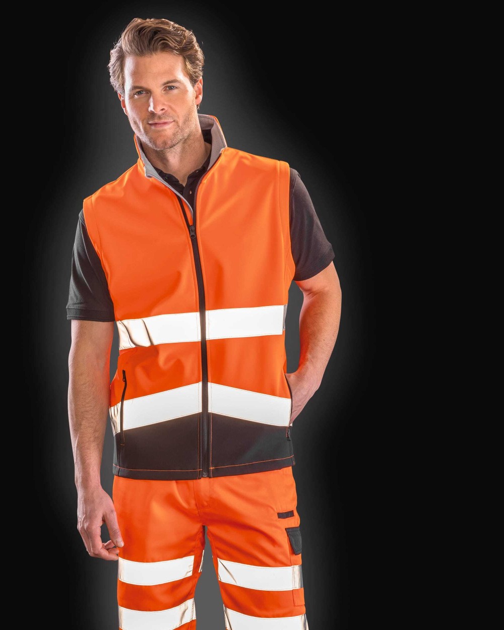 Softshells personnalisable RESULT Gilet softshell High Viz