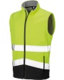 Softshells RESULT Hi-vis softshellgilet voor bedrukking &amp; borduring