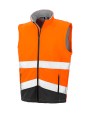 Softshells RESULT Hi-vis softshellgilet voor bedrukking &amp; borduring