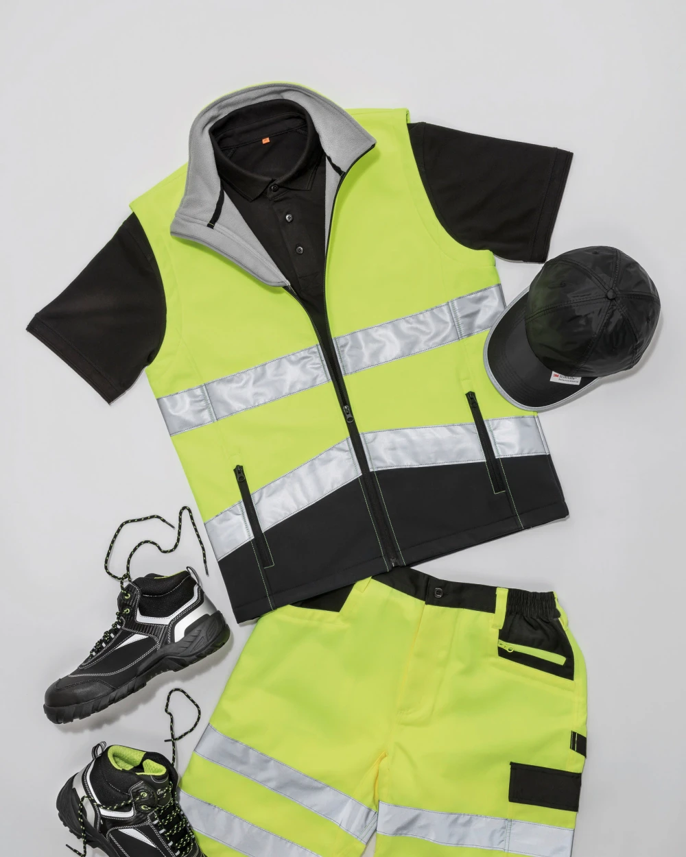 RESULT High-viz softshell jacket Softshells personalisierbar