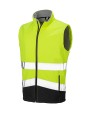 Softshells RESULT Hi-vis softshellgilet voor bedrukking &amp; borduring