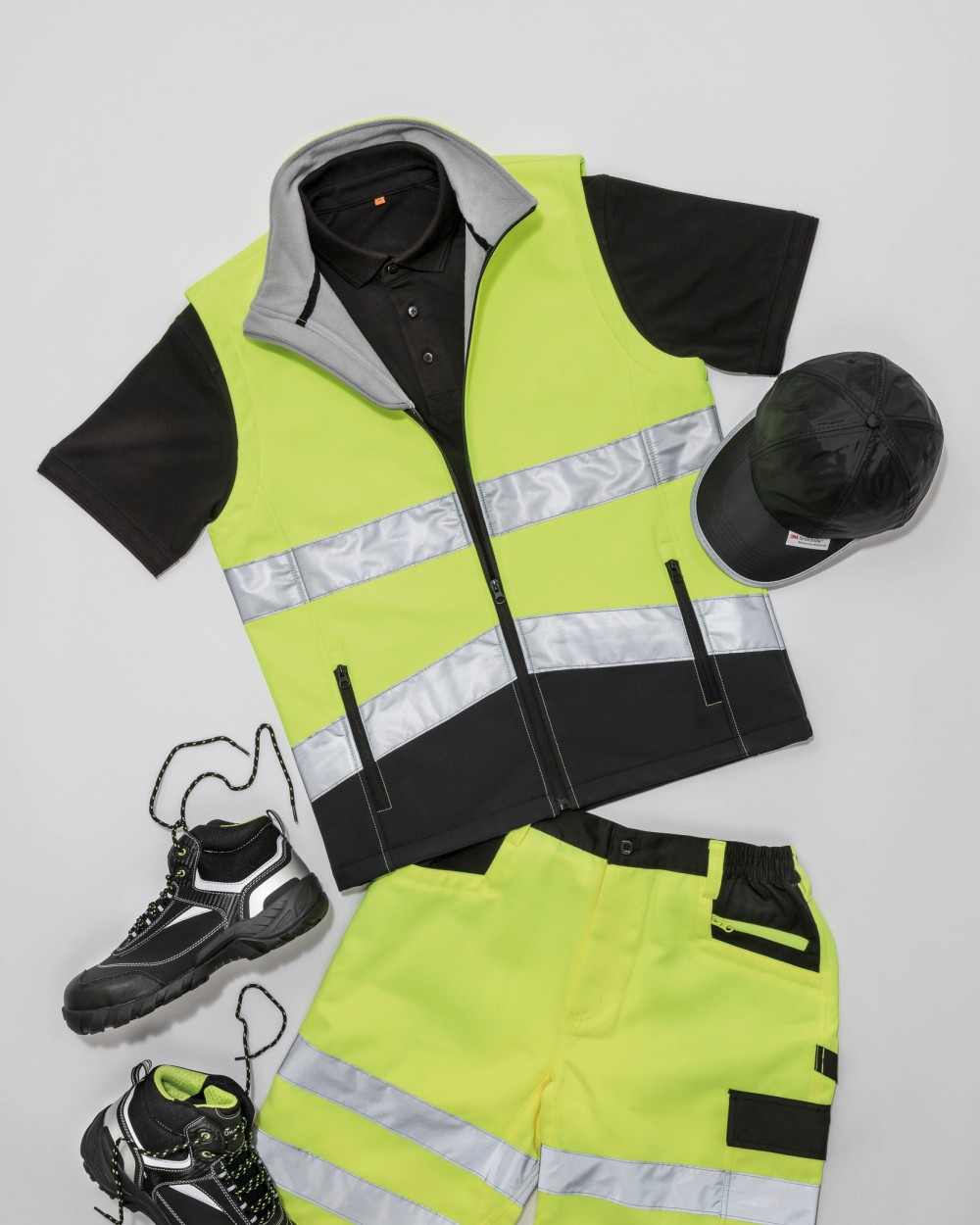 RESULT High-viz softshell jacket Softshells personalisierbar