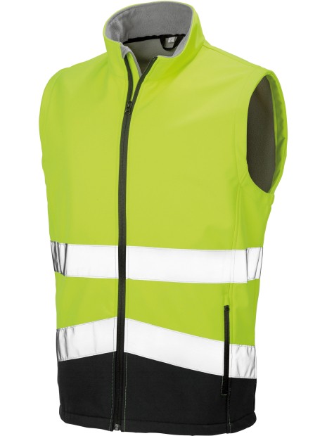 RESULT Gilet softshell High Viz /api/colors/4406e9f6-ddbd-46b3-8a98-3c911ea4efea personnalisable