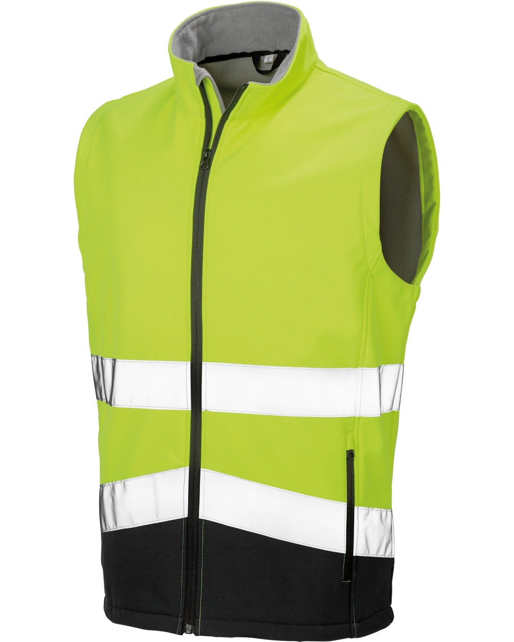 Softshells RESULT Hi-vis softshellgilet voor bedrukking &amp; borduring
