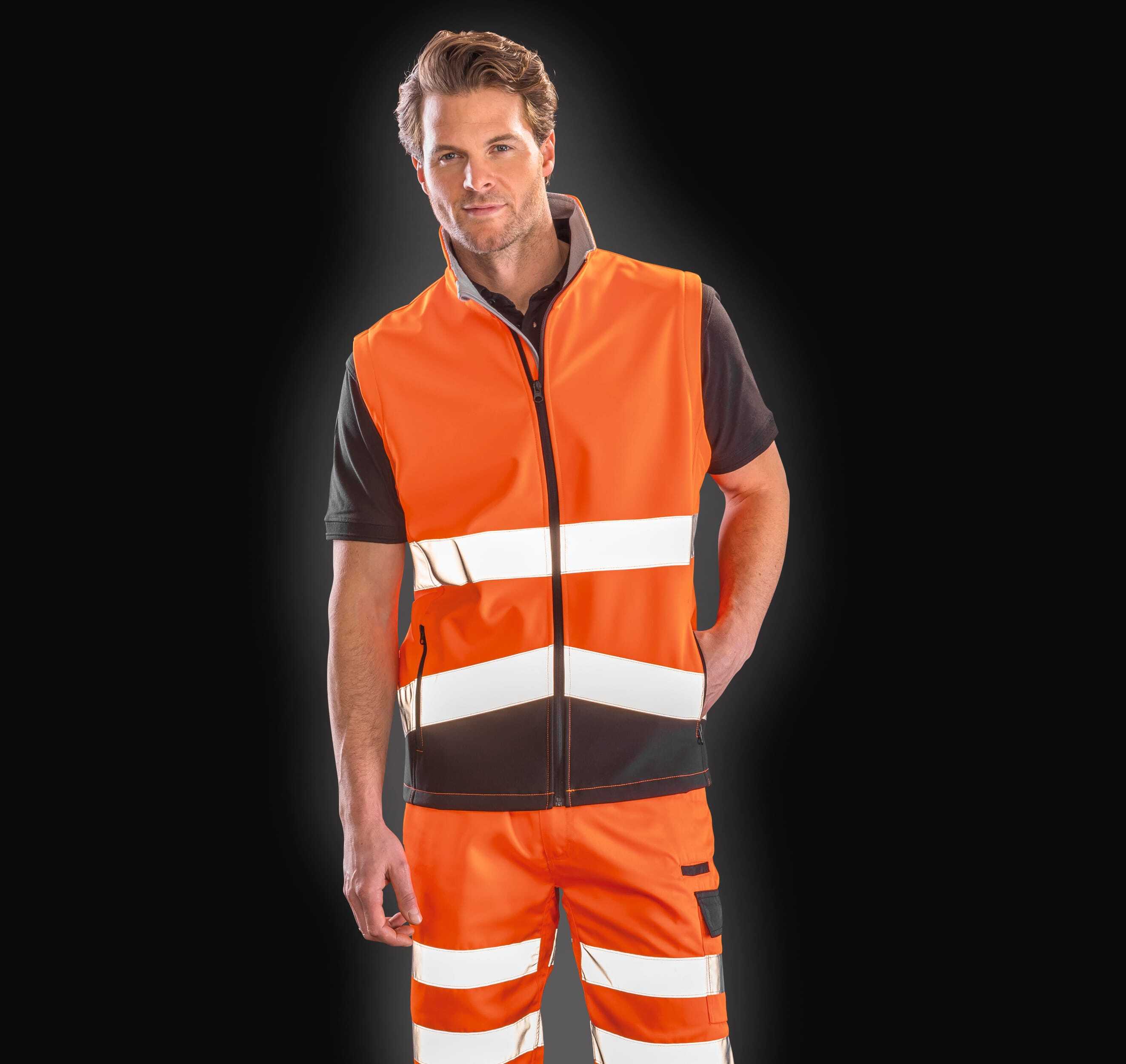 Softshells personnalisable RESULT Gilet softshell High Viz