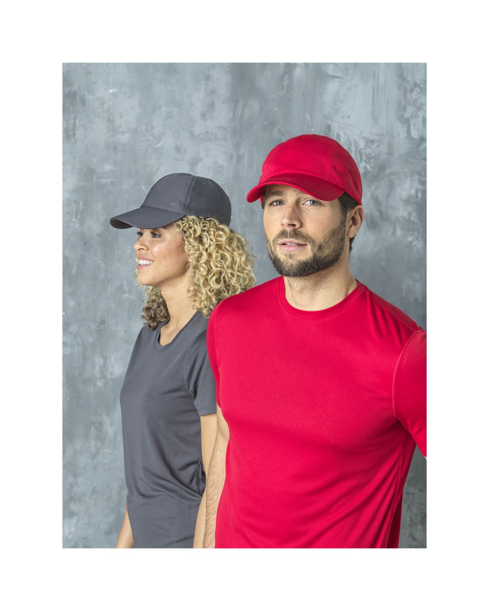 Petjes ELEVATE Cerus cool fit cap met 6 panelen voor bedrukking &amp; borduring