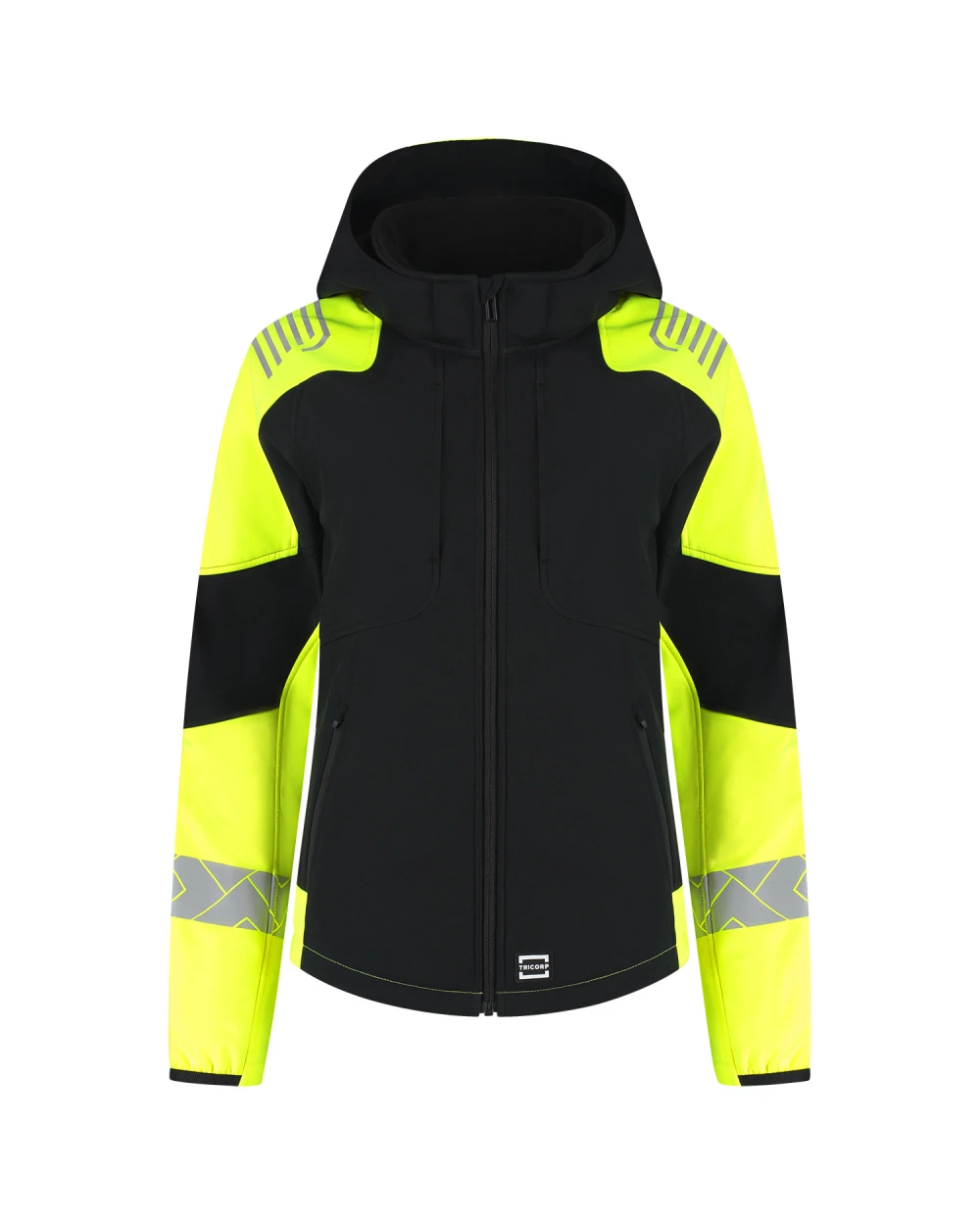 Vestes personnalisable TRICORP Blouson Softshell Capuchon Reflective Redefined Femme