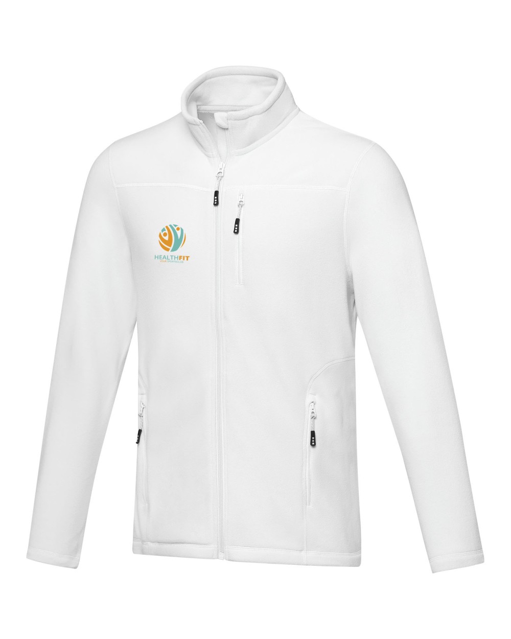 Jassen ELEVATE Amber GRS gerecycled heren fleece jas met volledige rits voor bedrukking &amp; borduring