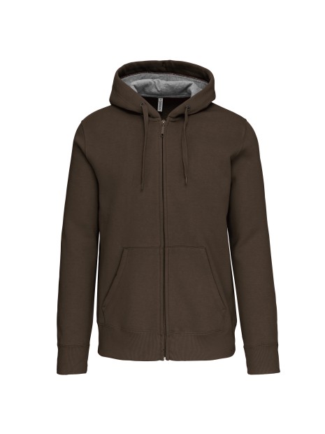 KARIBAN Sweat-shirt zippé capuche unisexe /api/colors/7d4189a1-61a3-430b-83e5-a3a6fe159806 personnalisable