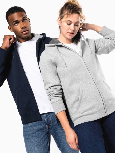 Sweat-shirts à personnaliser KARIBAN Sweat-shirt zippé capuche unisexe 