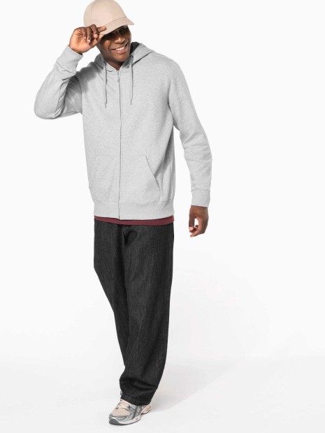 Sweat-shirts à personnaliser KARIBAN Sweat-shirt zippé capuche unisexe 