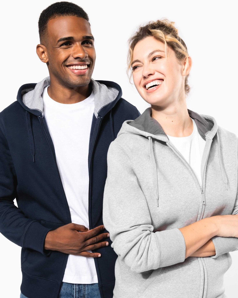 Sweat-shirts personnalisable KARIBAN Sweat-shirt zippé capuche unisexe